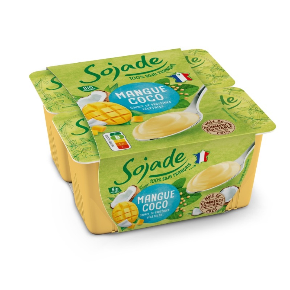 BIO - SOJADE Manga e Coco, 4x100g
