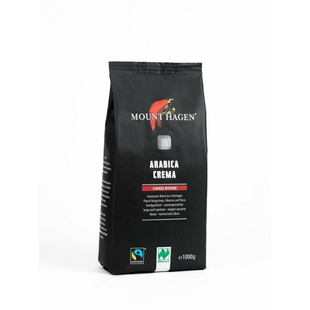 BIO - Café torrado em grão, Creme, Arábica, 1Kg