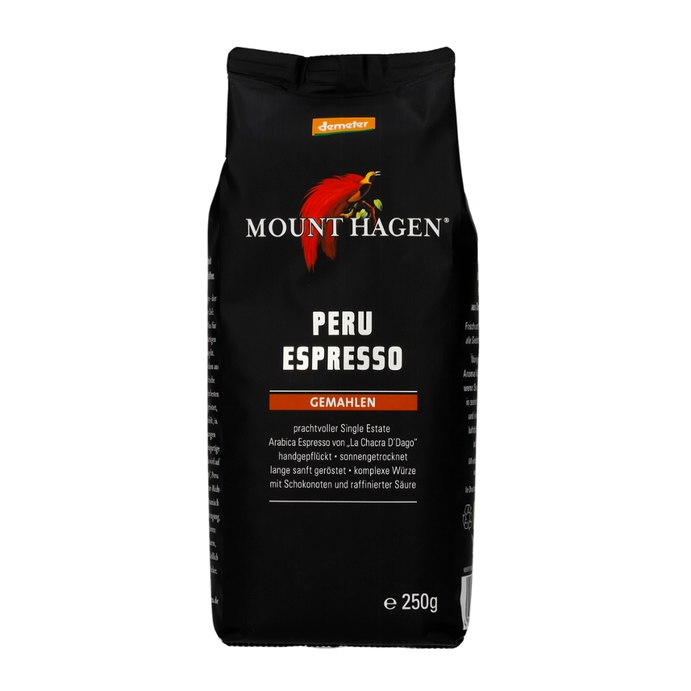 BIO - Café Expresso do Perú, moído, Demeter,250g