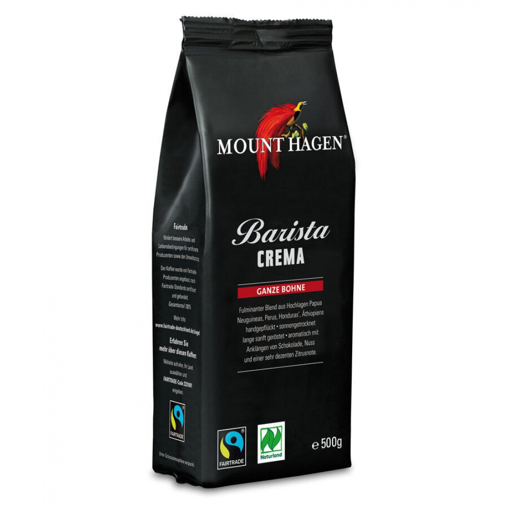 BIO - Café torrado em grão, Creme Barista, Arábica, 500g