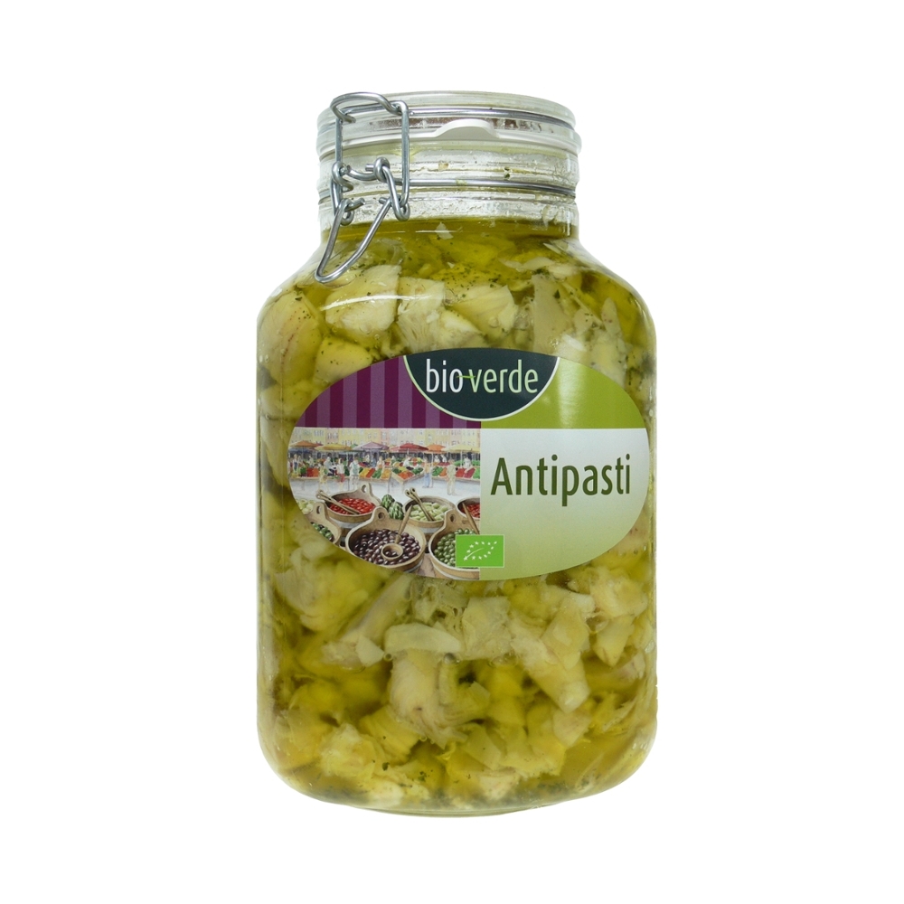 BIO - Corações de Alcachofra c/ ervas em óleo, 2,90Kg