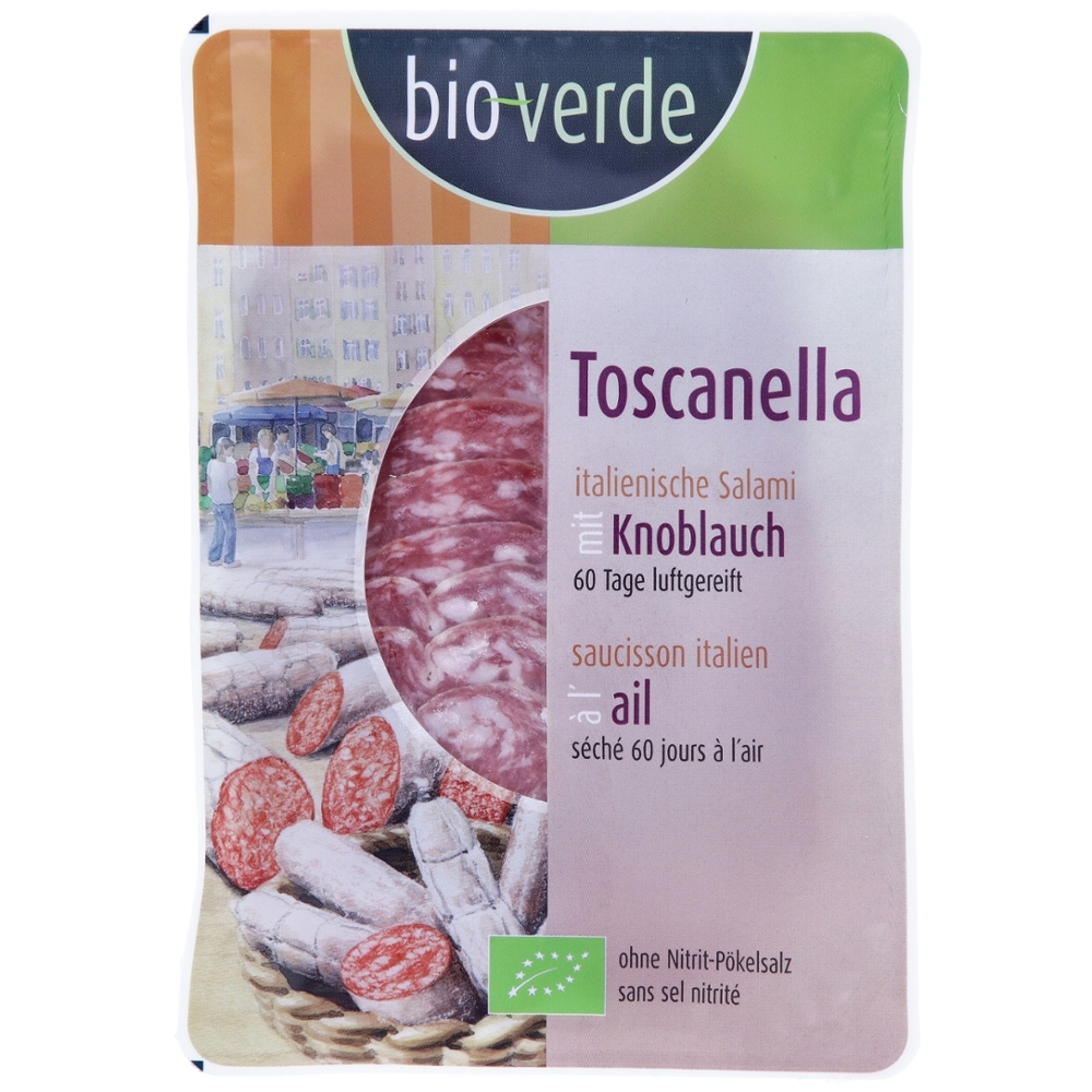 BIO - Salame Toscanella fatiado, 80g