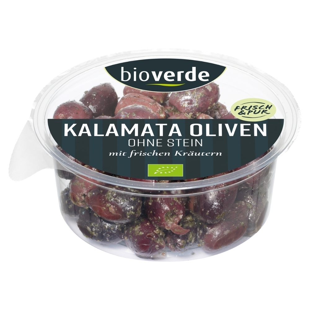 BIO - Azeitonas Kalamata sem caroço, 150 g