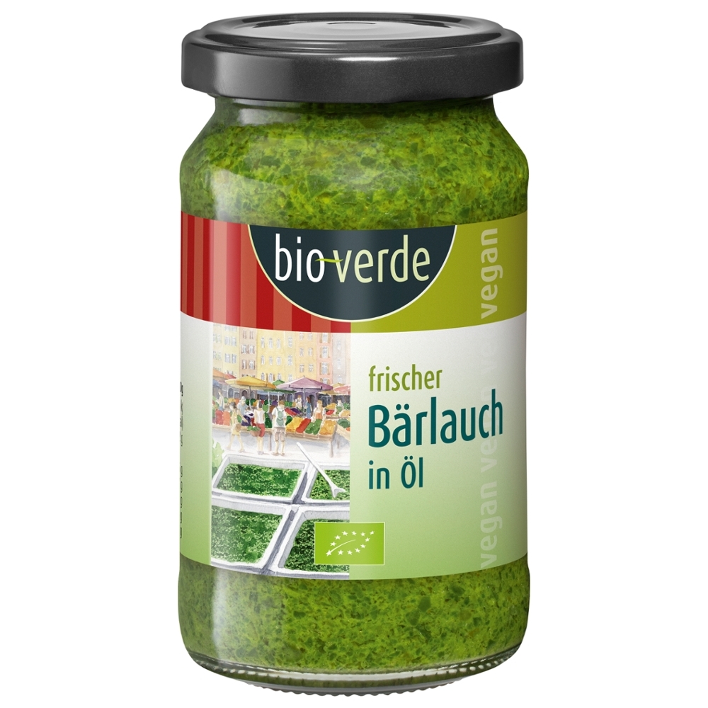 BIO - Alho de urso fresco, em óleo, 165g