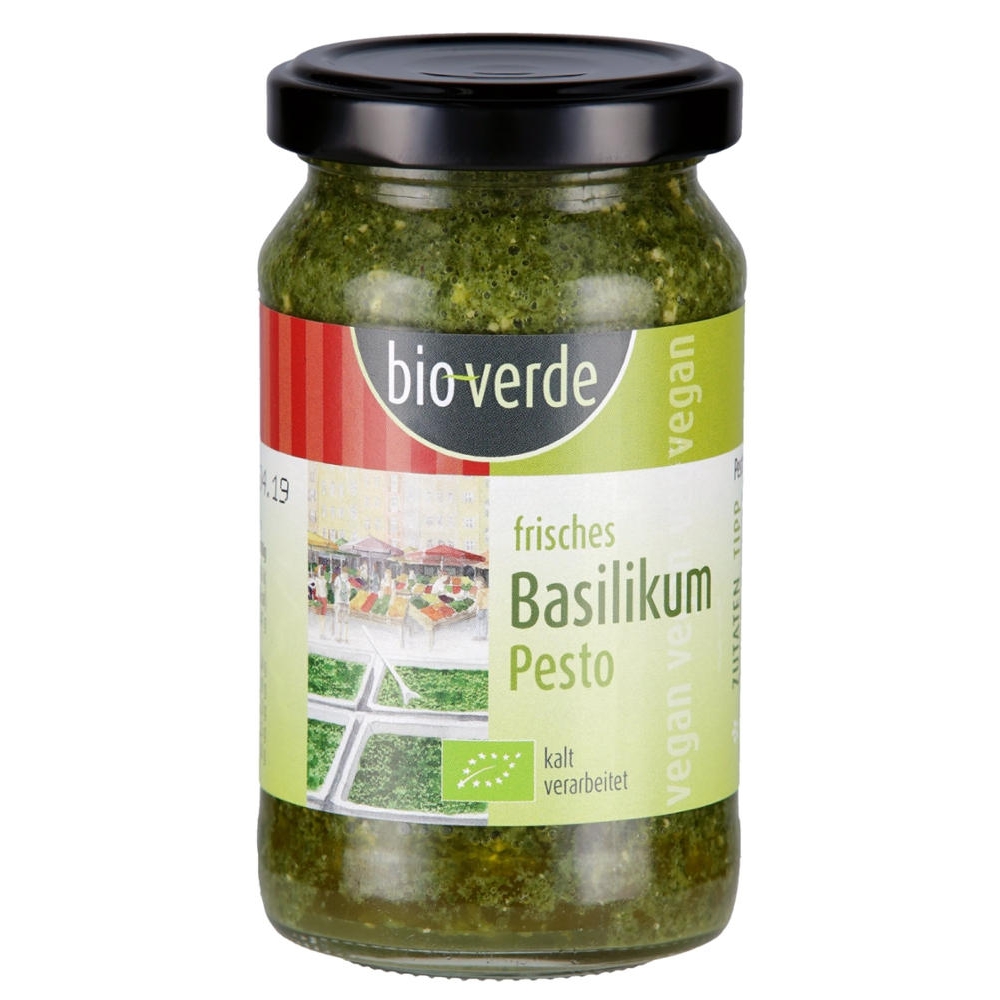 BIO - Pesto manjericão, VEGAN, 165g
