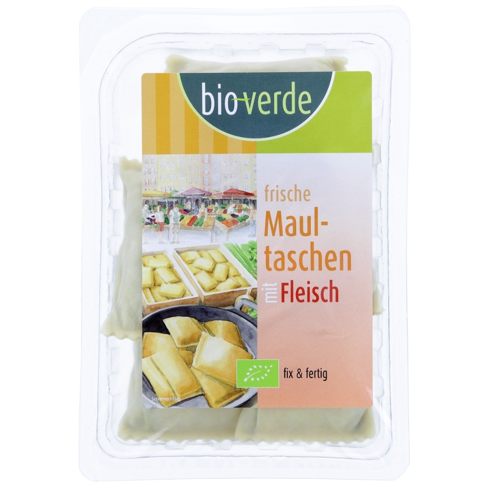 BIO - Massa "Maultaschen" recheada c/ carne, 250g