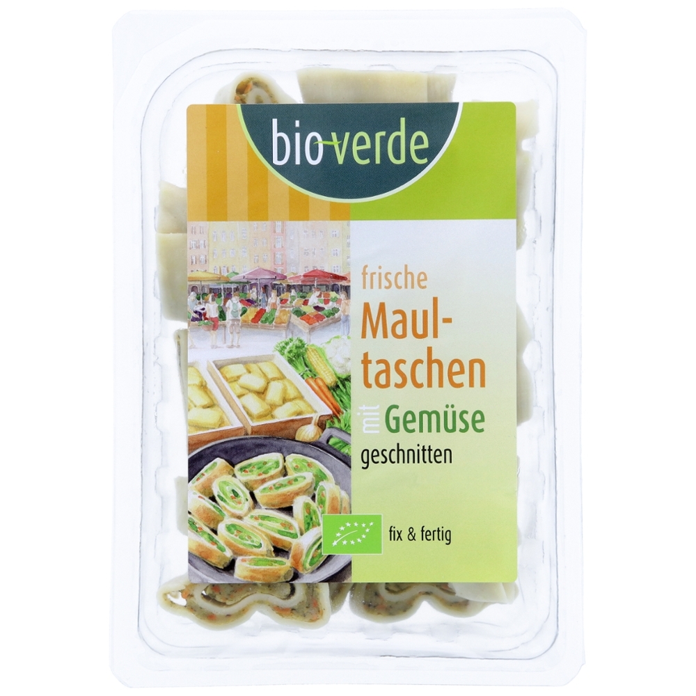 BIO - Massa "Maultaschen" recheada c/ legumes, 250g