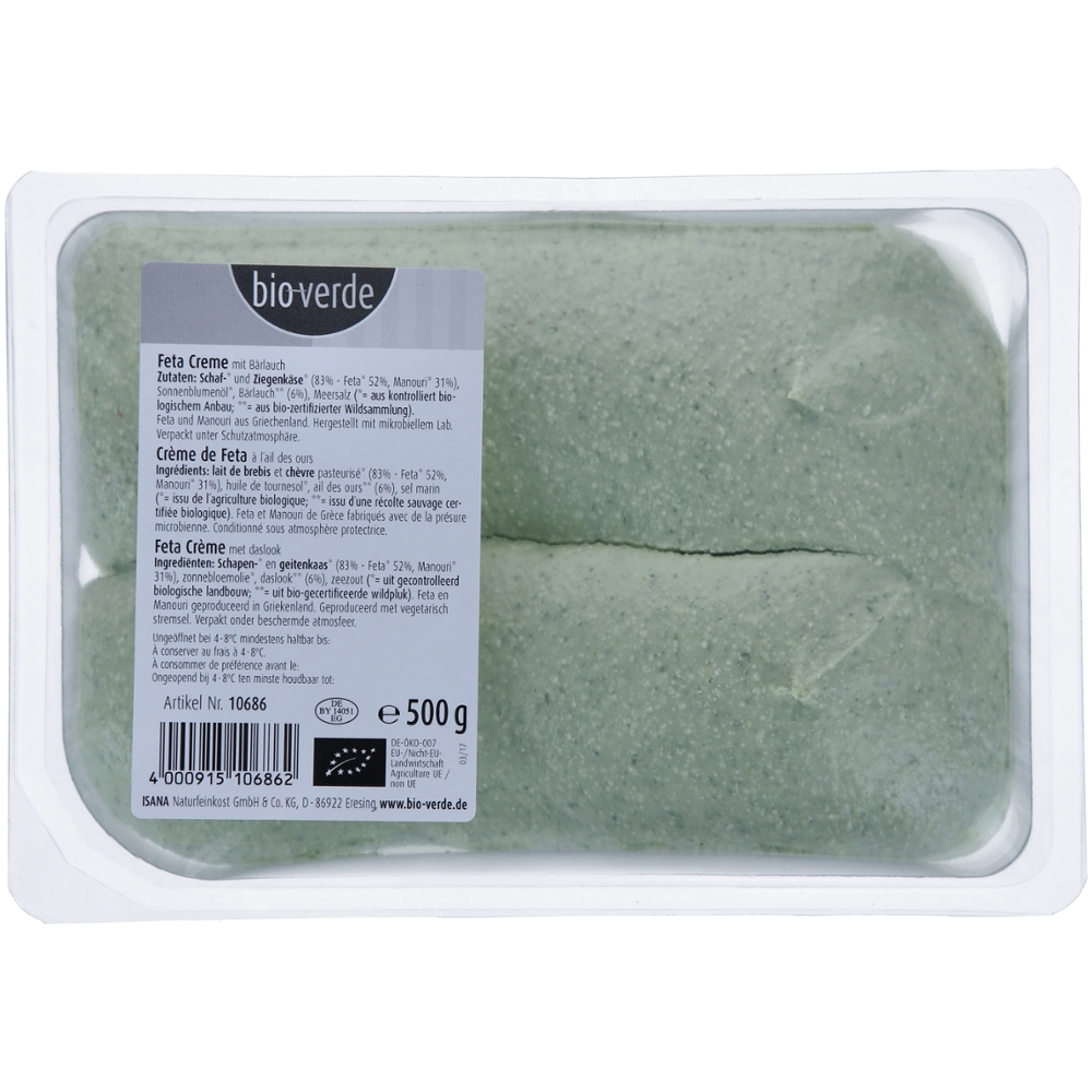 BIO - Queijo Creme (ovelha e cabra) c/ alho de urso, 500g