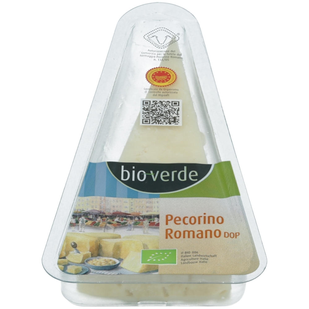BIO - Queijo Pecorino Romano 100% leite de ovelha, 125g