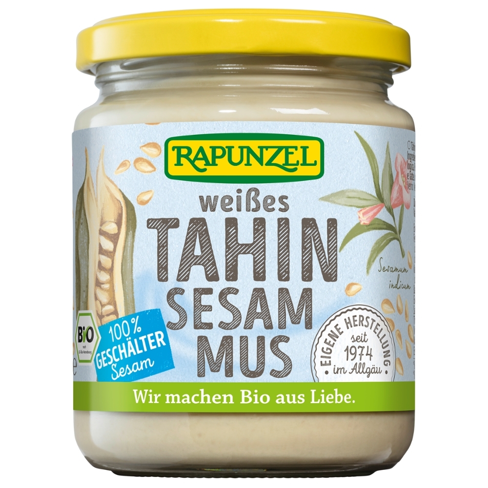 BIO - Creme puro de Sésamo branco, Tahin, 250g