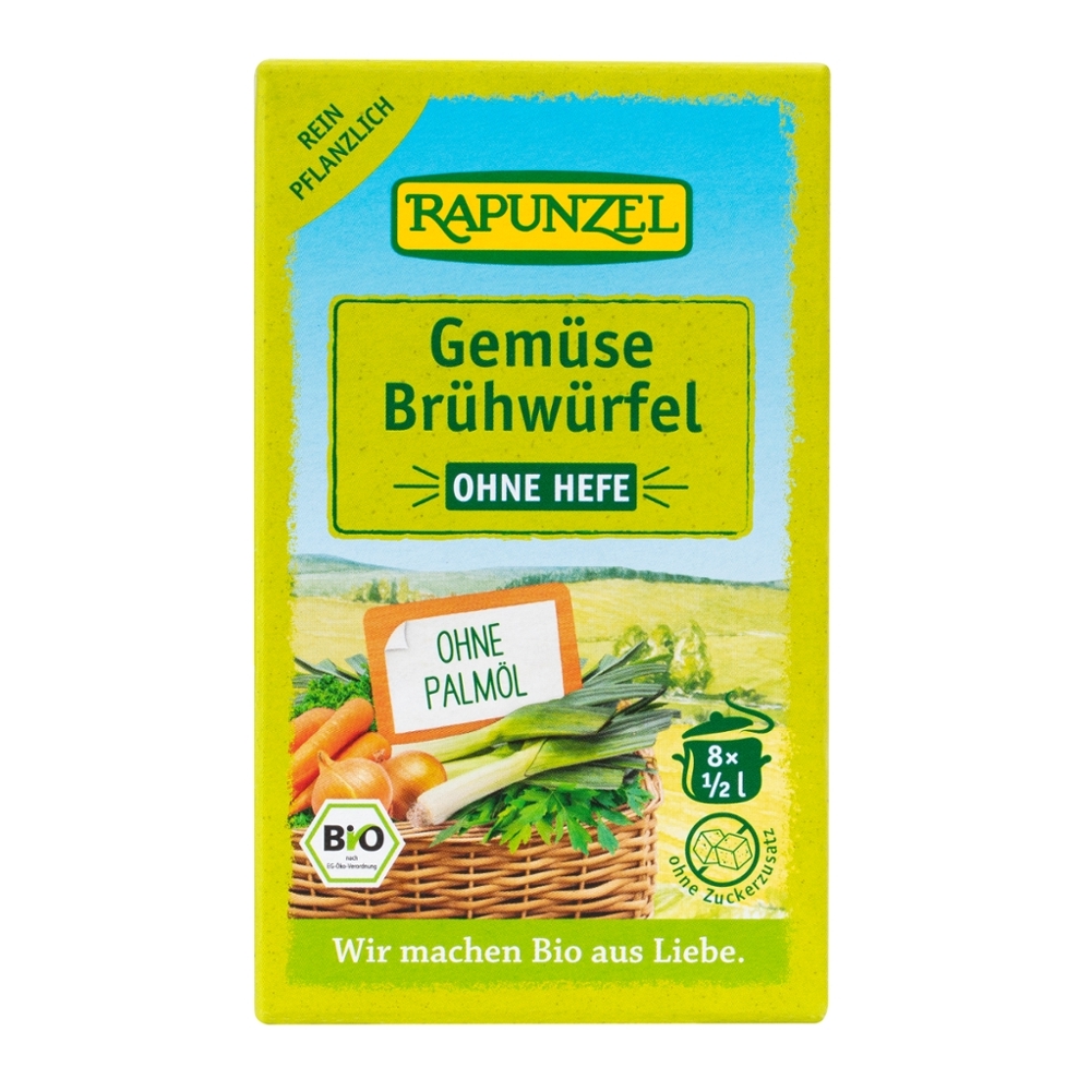 BIO - Cubos p/ caldo de legumes s/ fermento 8 cubos, 80g