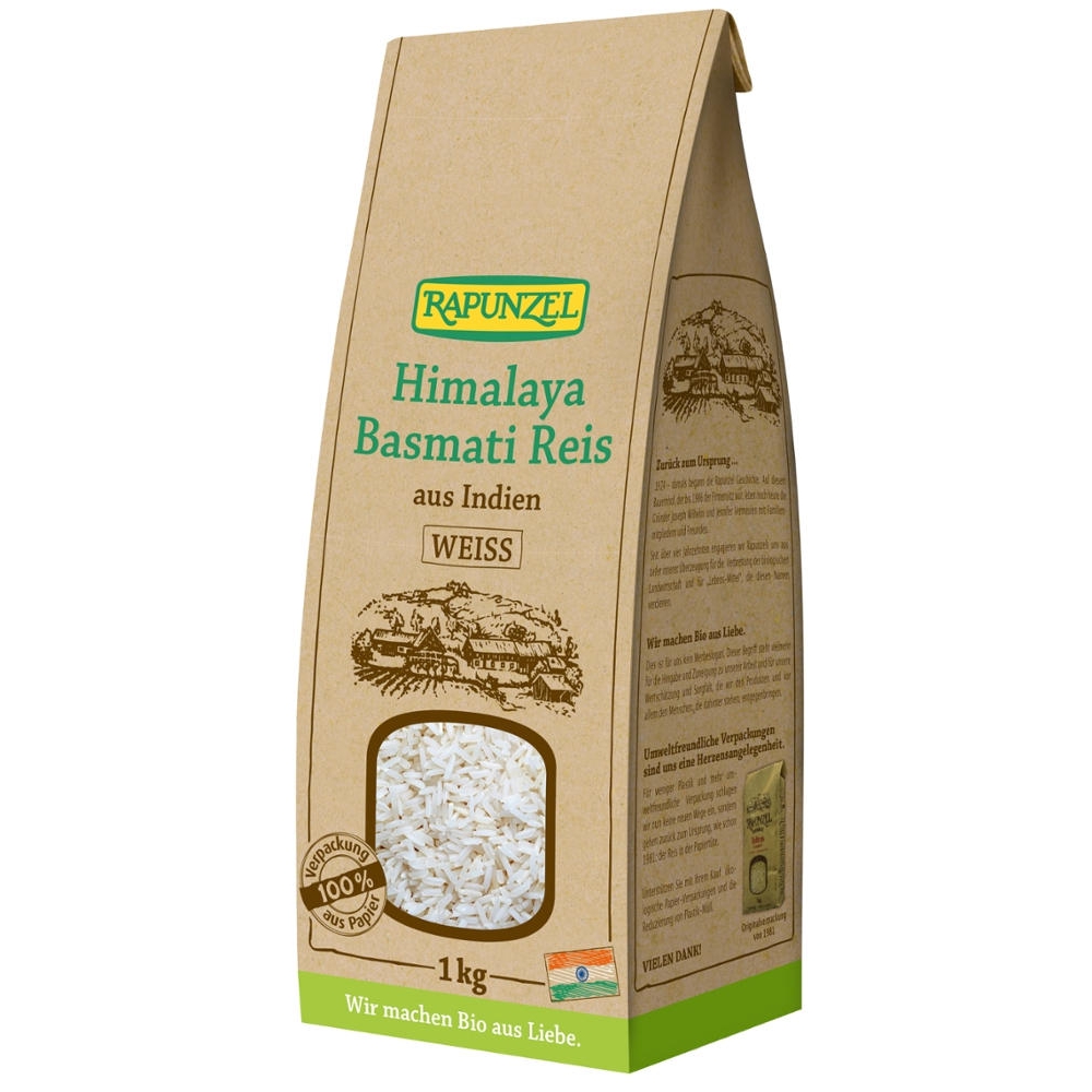 BIO - Arroz Basmati branco, 1Kg