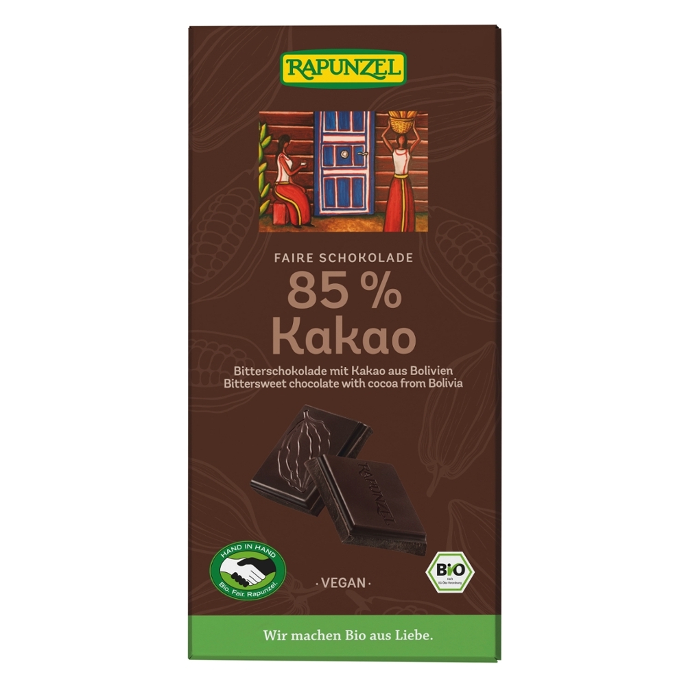 BIO - Chocolate semi-amargo 85%, 80g