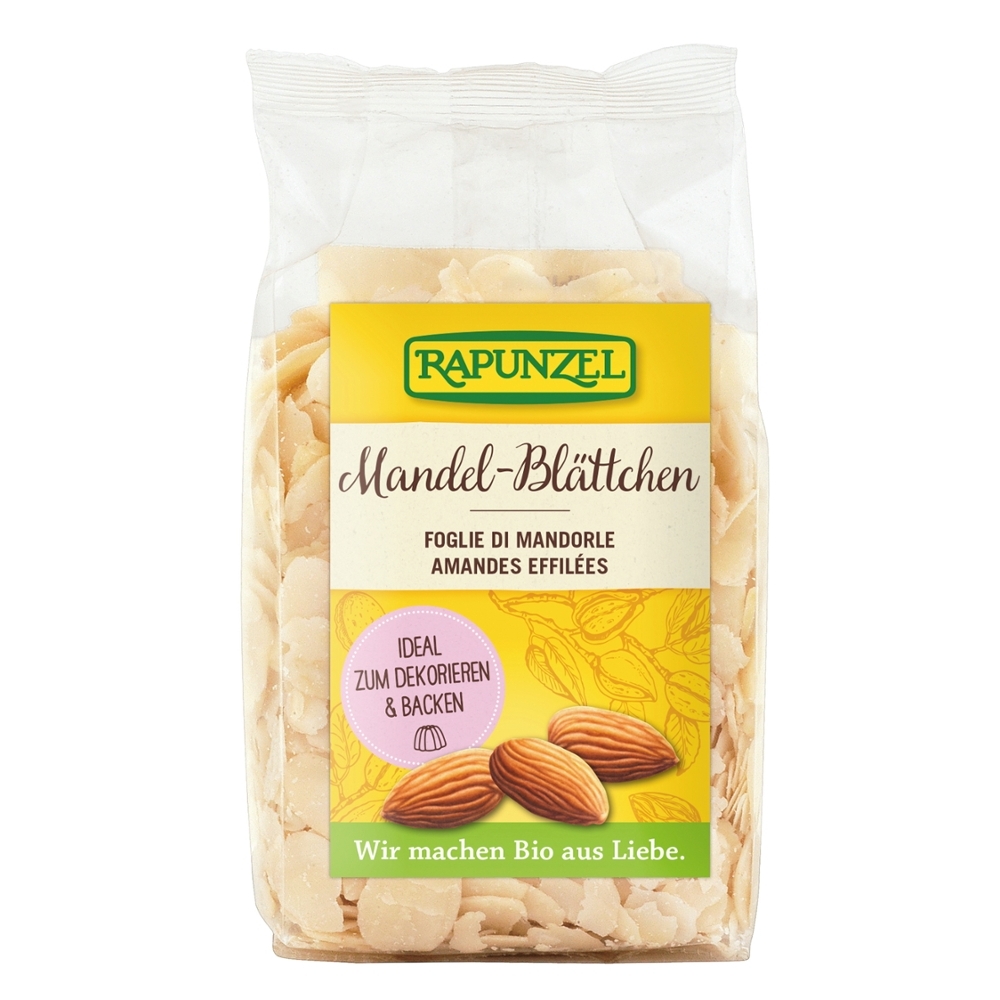 BIO - Amêndoas sem casca e laminadas, 100g
