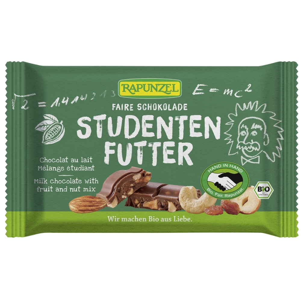 BIO - Chocolate de leite c/mistura de frutas e frutos secos, 100g