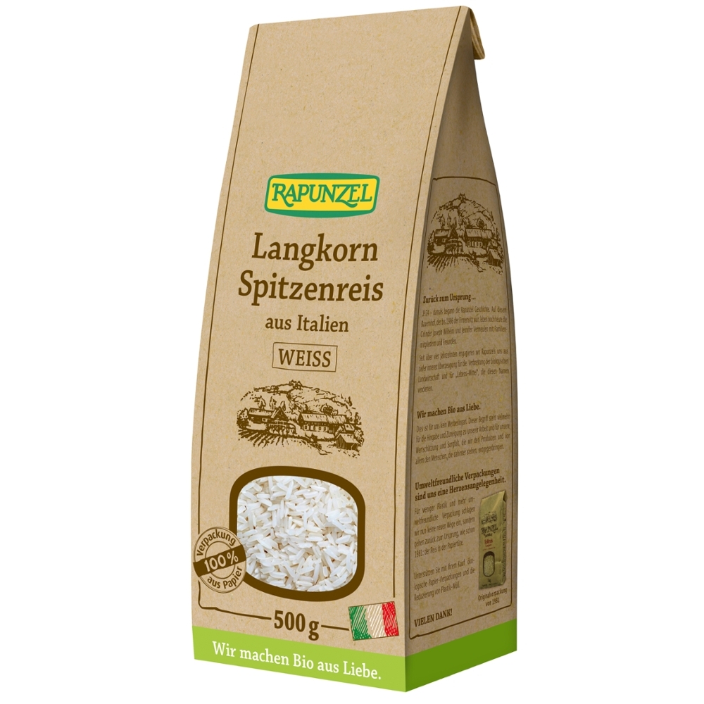 BIO - Arroz agulha branco, 500g