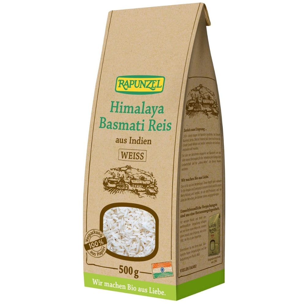 BIO - Arroz Basmati branco, 500g