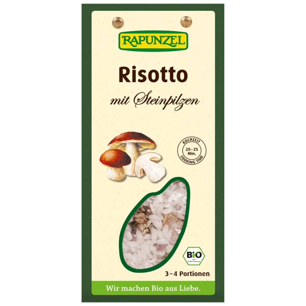 BIO - Risotto com cogumelos porcini, 250g