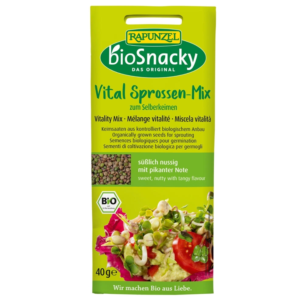 BIO SNACKY - Sementes para germinar Mistura Vital, 40g