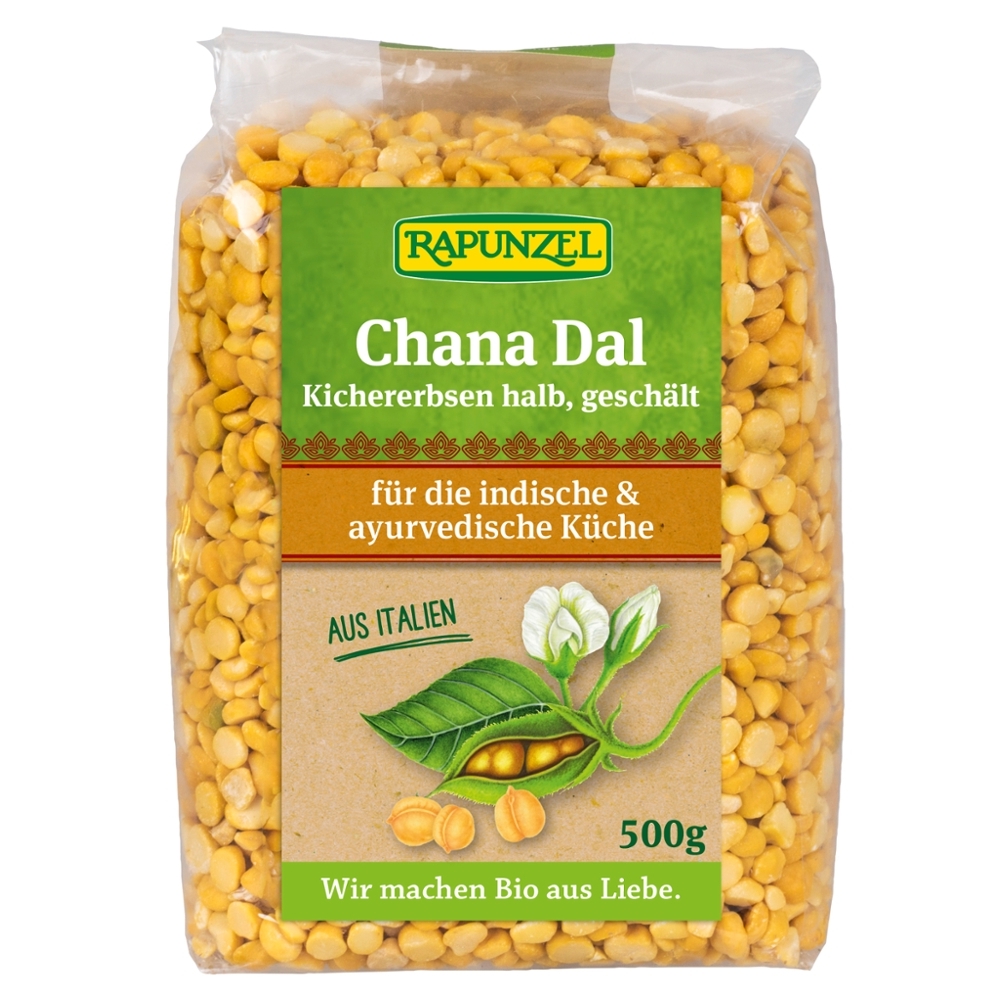 BIO - Grão-de-bico, Chana Dal, descascado, 500g