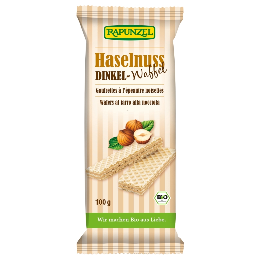 BIO - Wafers de avelã, 100g