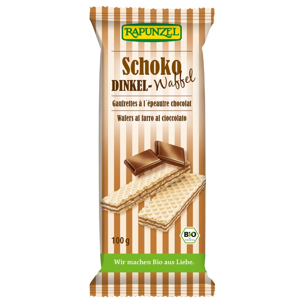 BIO - Wafers de chocolate, 100g