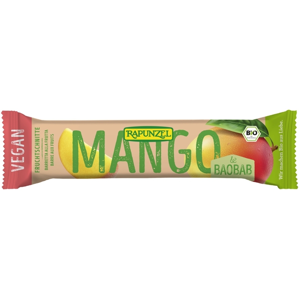 BIO - Barrita de Fruta, Manga e Baobá, 40g
