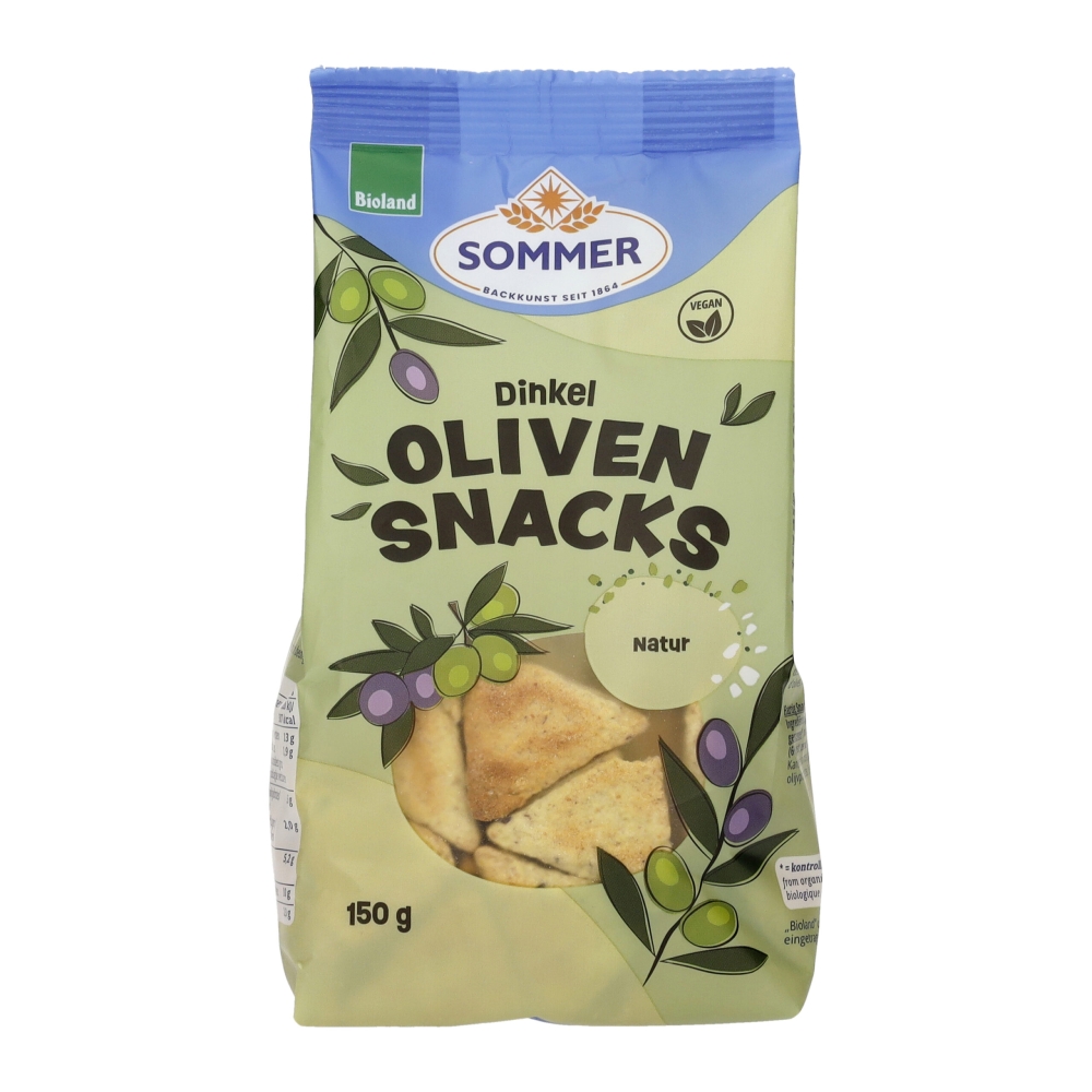 BIO - Snack de Espelta e Azeitona, VEGAN,150g
