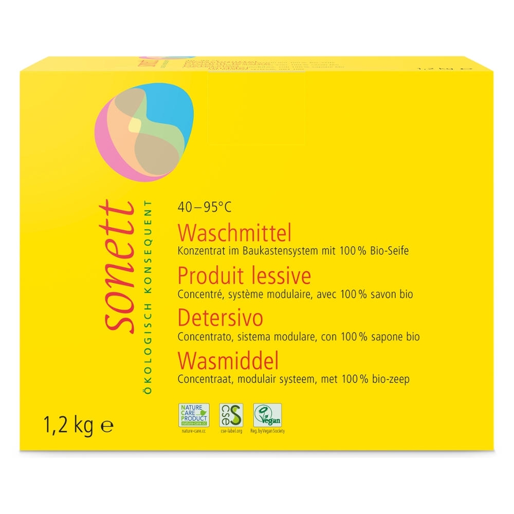 Detergente em pó para a roupa, 1,2Kg