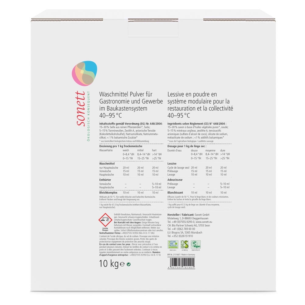 Detergente em pó p/ gastronomia e indústria, 10Kg