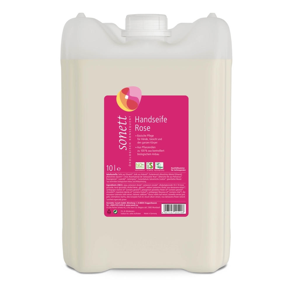 Sabonete líquido para mãos, rosto e corpo, Rosa, 10L