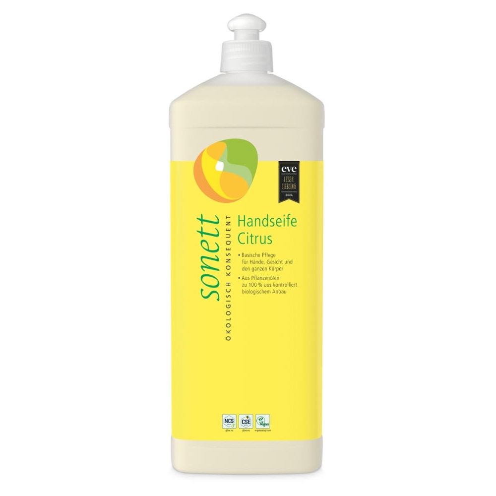 Sabonete líquido para mãos, rosto e corpo, Limão, 1L