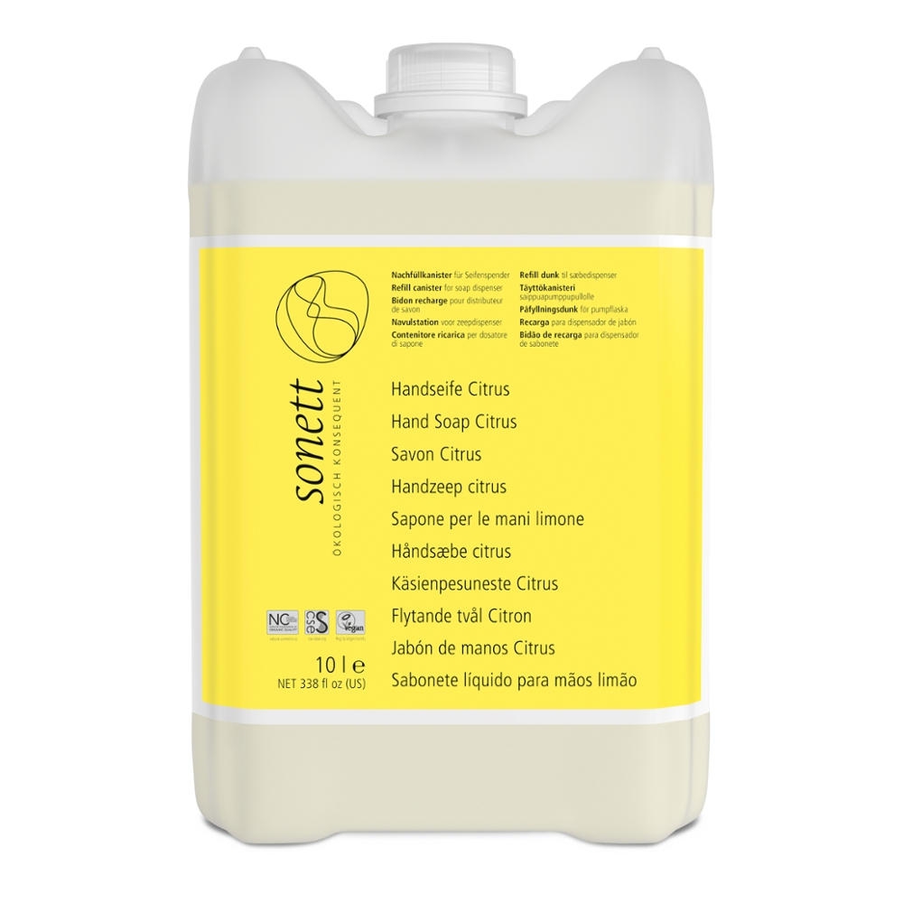 Sabonete líquido para mãos, rosto e corpo, Limão, 10L