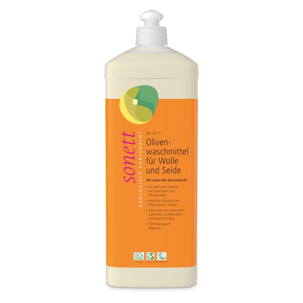 Detergente líquido p/ lã e seda 20-40ºC, 1L