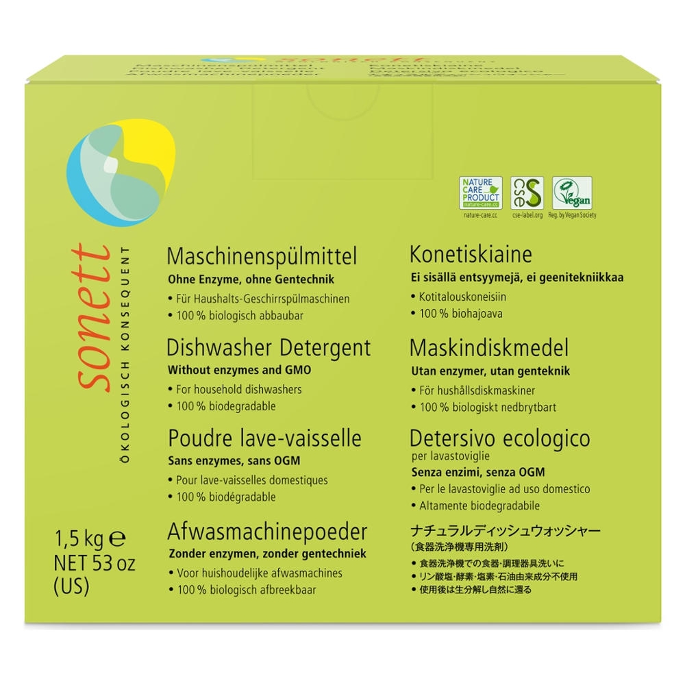 Detergente lava loiça máquina em pó 1,5kg