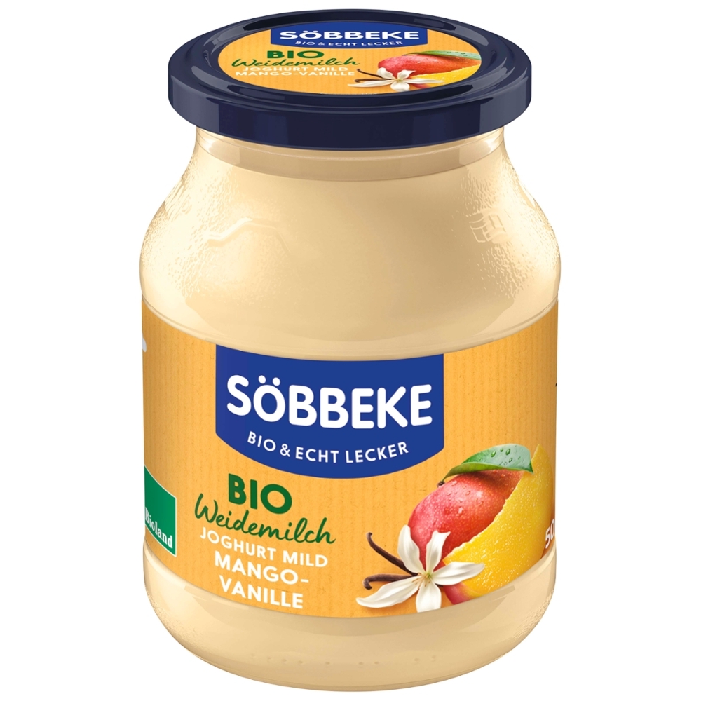 PURO BIO - Iogurte Manga Baunilha 3,8%, 500g