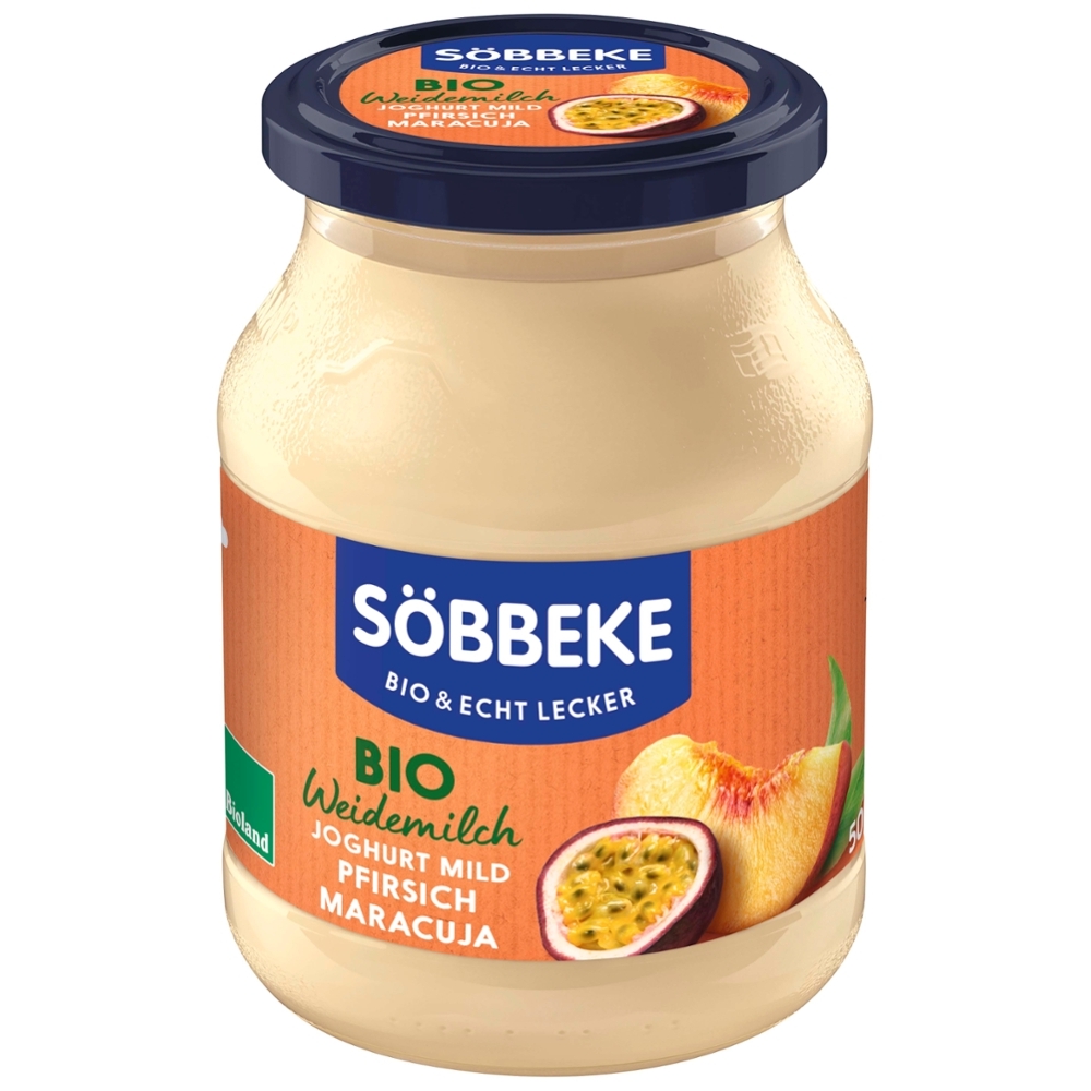 PURO BIO - Iogurte Pêssego Maracujá 3,8%, 500g