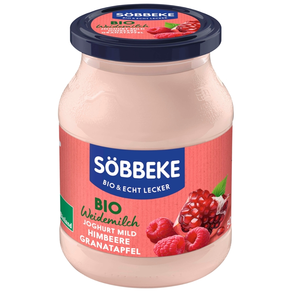 PURO BIO - Iogurte Framboesa-Romã 3,8%, 500g