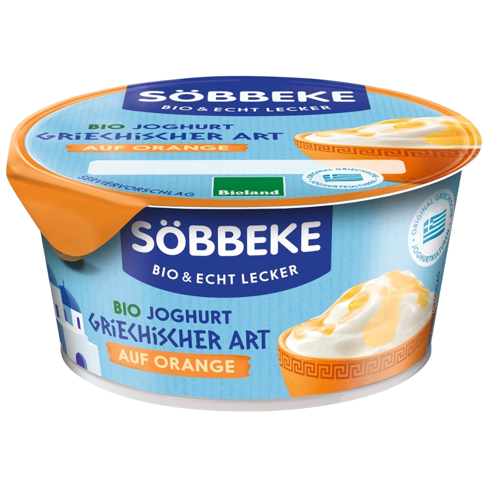 BIO - Iogurte Estilo Grego Com Laranja, 10% de gordura, 150g