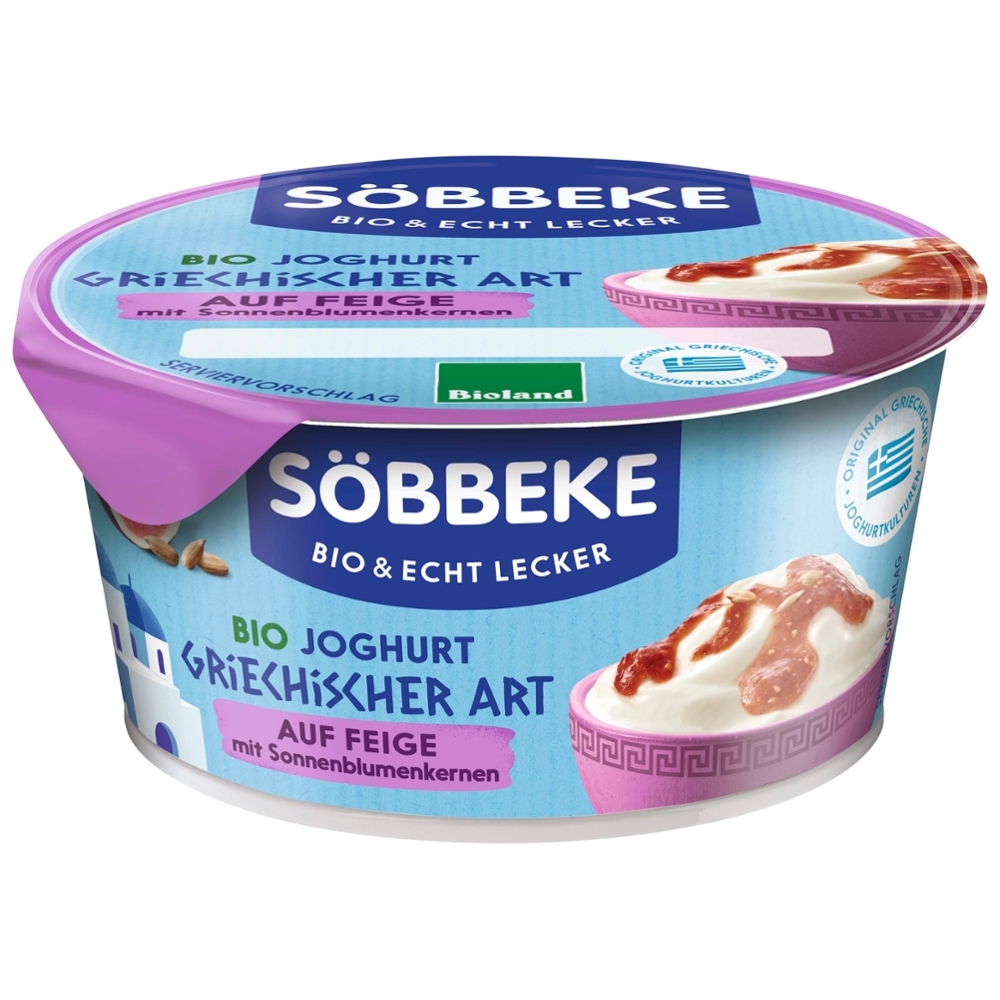 BIO - Iogurte Estilo Grego com Figo e Sementes de Girassol, 10% de gordura, 150g