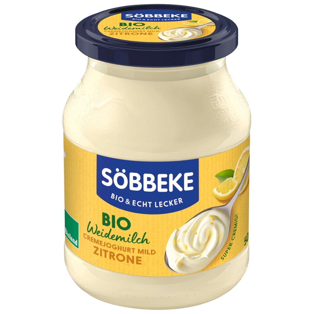 BIO - Iogurte cremoso de limão, 7,5%, 500g