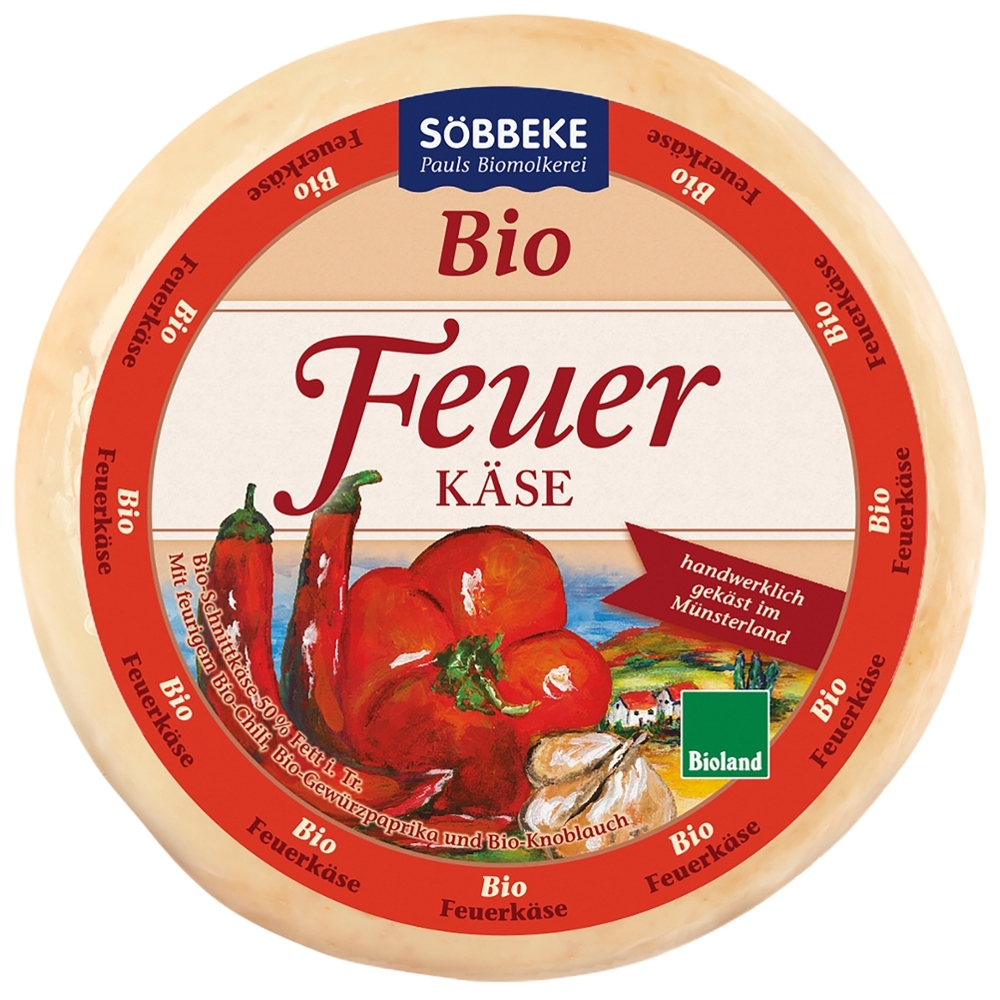 BIO - Queijo Fogo picante, 50% gordura, 4,5Kg