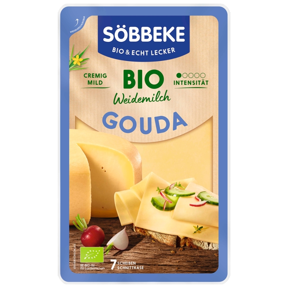 BIO - Queijo Gouda, fatiado, 125g