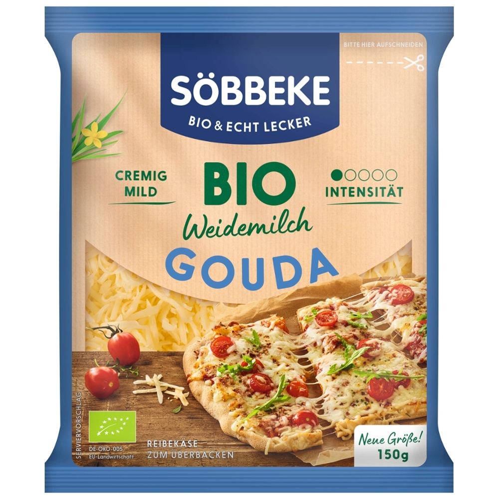 BIO - Queijo Gouda ralado, 150g
