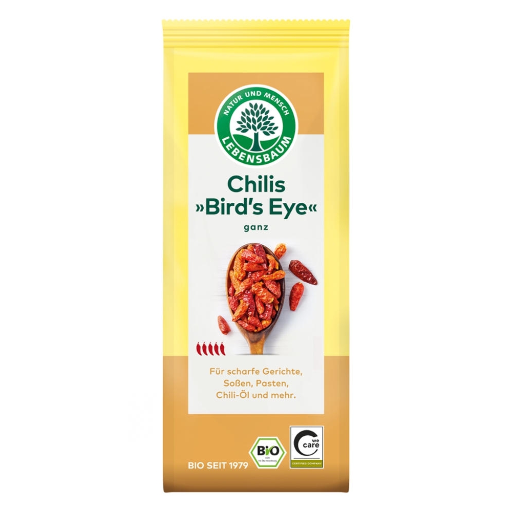 BIO - Chillies (Bird`s Eye), inteiro, 20g