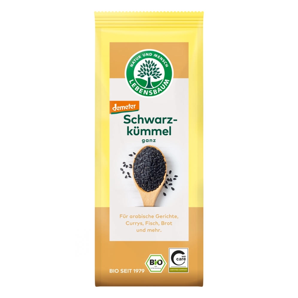 BIO - Cominho genuíno preto (nigella sativa), inteiro, Demeter, 50g
