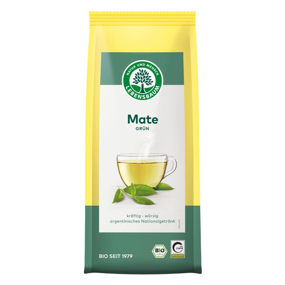 BIO - CHÁ DE ERVAS - Mate (contêm cafeína), verde, 100g