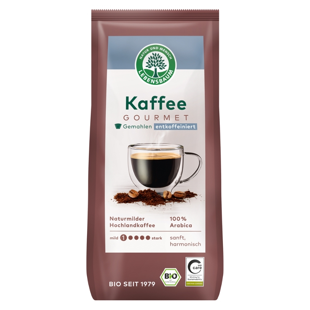 BIO - Café Gourmet descafeínado moído, 250g