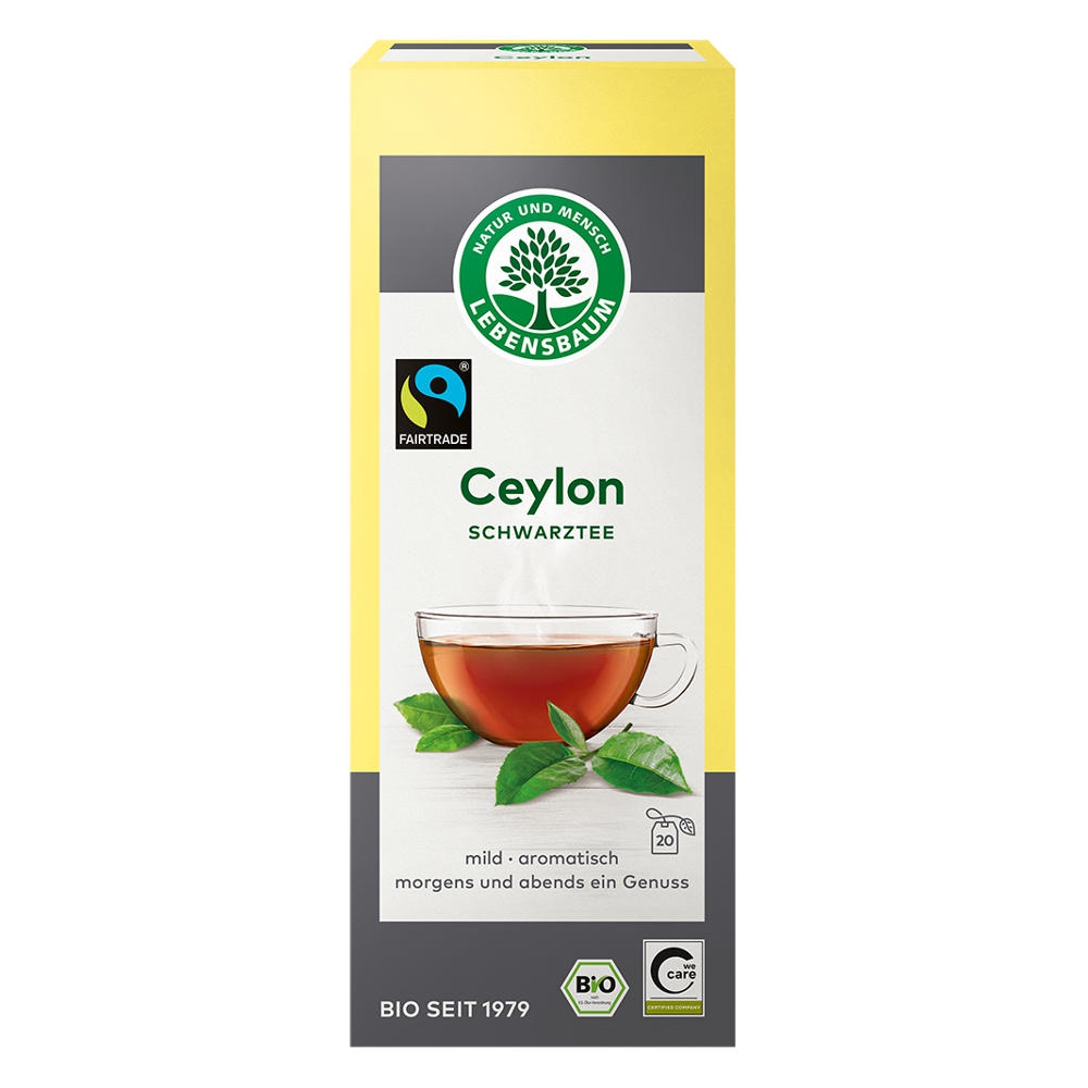 BIO - CHÁ PRETO - Ceylon, 20x2,0g