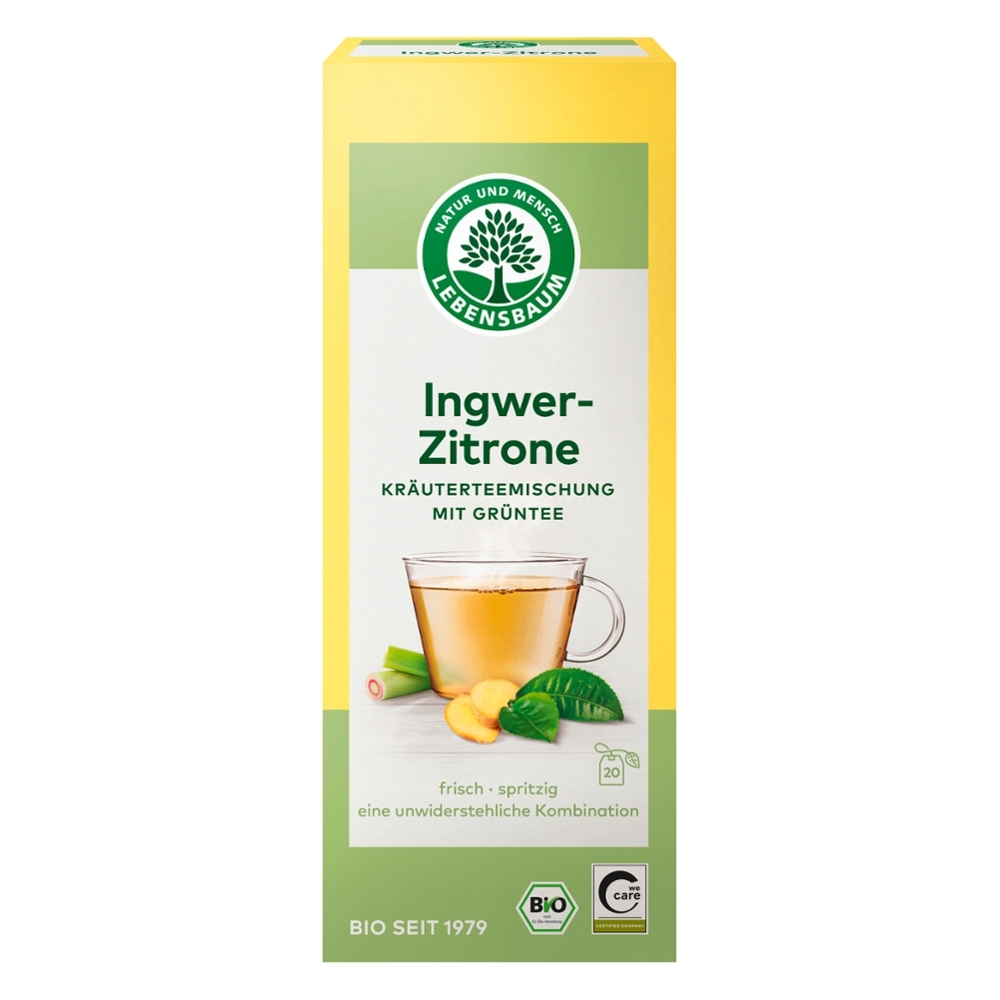 BIO - CHÁ VERDE - Gengibre-Limão, 20x2,0g